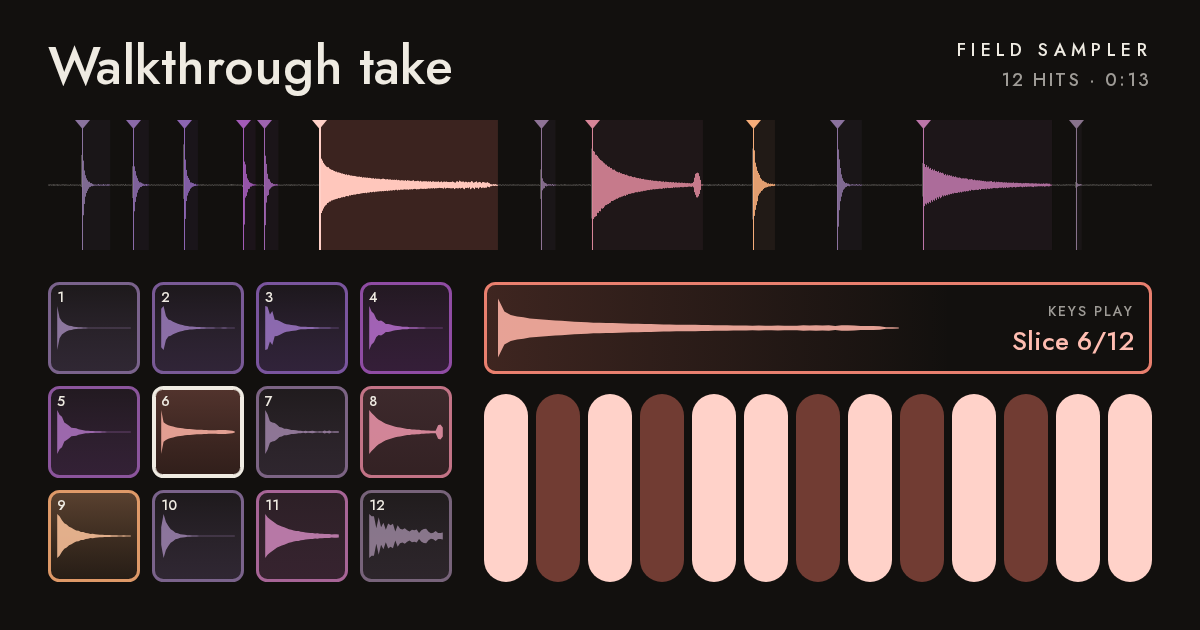 The card on the Dusk palette.