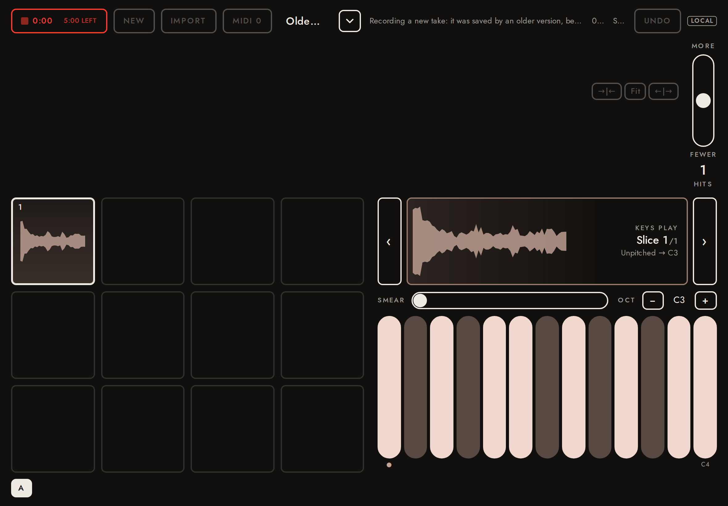 Rec on a take that can’t be added to: the header says why